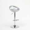 Tabouret de bar et cuisine réglable en hauteur pivotant avec repose-pieds Hollywood 