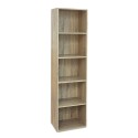 Bibliothèque haute en bois 5 étagères salon bureau 40x172 cm Darren Catalogue
