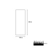 Rouleau de pelouse synthétique 1x5m gazon artificiel jardin 5m² Green XXS 