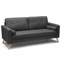 Canapé 3 Places Design Moderne Style Scandinave en Tissu Acquamarina Caractéristiques