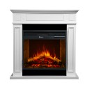 Elektrische haard vrijstaand hout wit L 89,5 x H 90,5 x D 28 Jefferson Verkoop