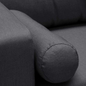 Canapé 3 Places Design Moderne Style Scandinave en Tissu Acquamarina 
