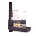 Moderne bio-ethanol wandhaard met gehard glas Vienna Aanbieding