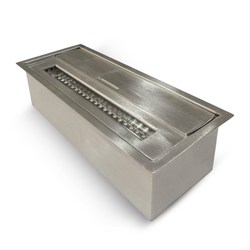 Brûleur à bioéthanol pour cheminée intérieur extérieur 1,5 L en acier inoxydable Promotion Brûleur à bioéthanol pour cheminée intérieur extérieur 1,5 L en acier inoxydable Promotion