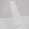 Ventilateur de plafond moderne blanc 3 pales 120 cm avec lumière 70W Hitz Vente