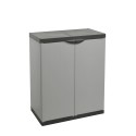 Armoire de jardin polyvalente en résine 2 portes avec étagère Tord Offre