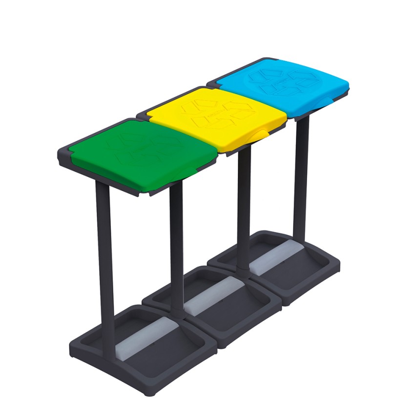 Afvalzakhouder 3 Containers Gescheiden Afval Mr.B Tris Aanbieding Afvalzakhouder 3 Containers Gescheiden Afval Mr.B Tris Aanbieding