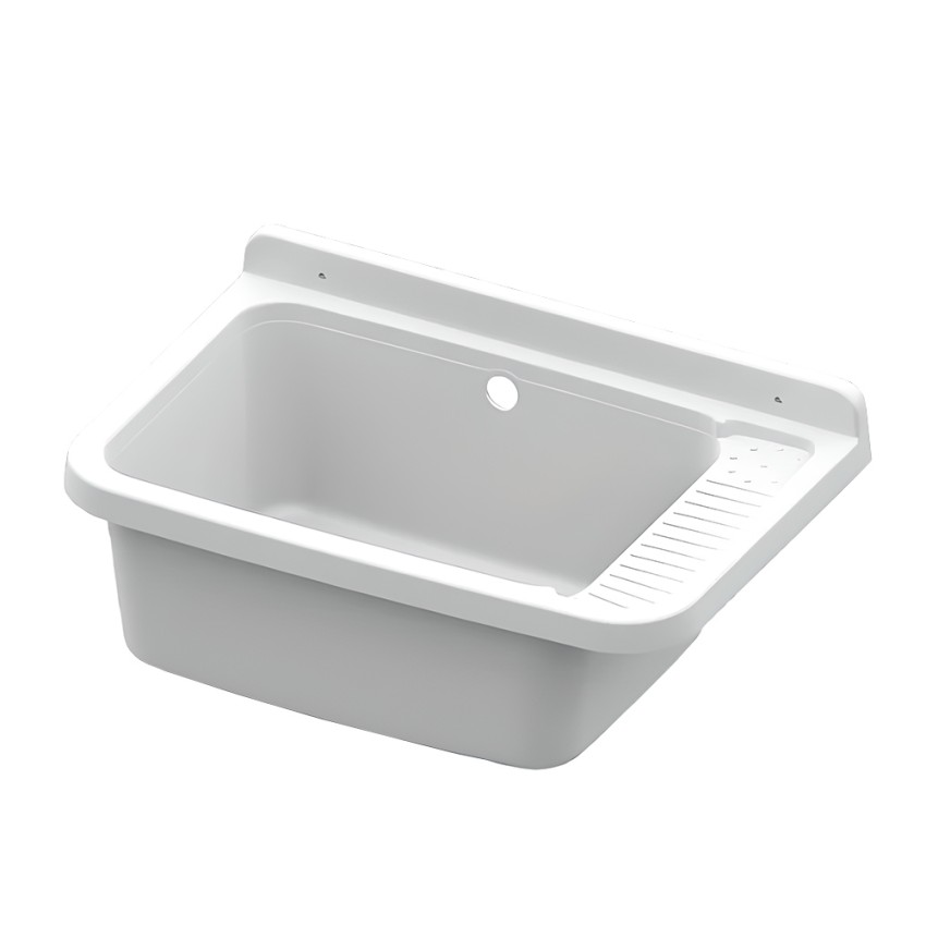 Évier mural suspendu 59x39x28cm pour jardin extérieur Sink 60 Promotion Évier mural suspendu 59x39x28cm pour jardin extérieur Sink 60 Promotion