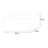 Buitenmuur wasbak met zeepdispenser Gart 50 Korting