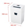 Papiervernietiger 5,8mm CD/DVD creditcards Pure 320 HSM Model