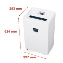 Papierversnipperaar voor kantoor 11 vellen 1,9 x 15 mm Pure 420 HSM Model