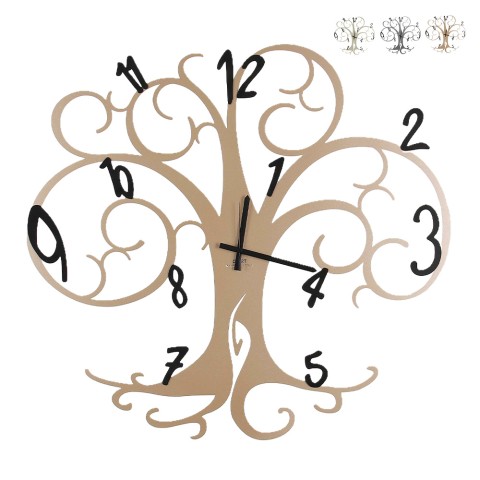 Horloge murale artisanale Albero Della Vita Big 80x75cm Ceart Promotion