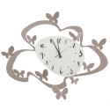 Horloge murale moderne faite main en métal et verre Farfalle Ceart Catalogue