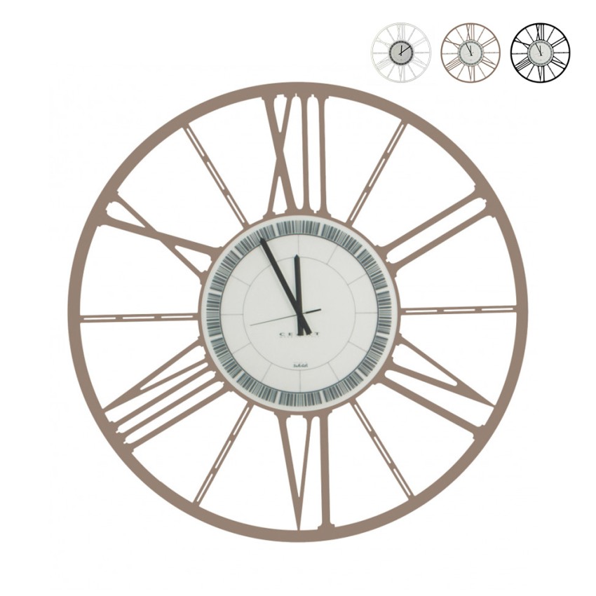 Moderne klassieke industriële ronde wandklok 80 cm Ruota Ceart Aanbieding Moderne klassieke industriële ronde wandklok 80 cm Ruota Ceart Aanbieding
