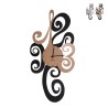 Horloge murale moderne en métal fait main Ricciolo Ceart Promotion