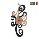 Horloge murale moderne en métal fait main Ricciolo Ceart Remises