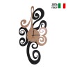 Horloge murale moderne en métal fait main Ricciolo Ceart Remises