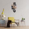 Horloge murale moderne en métal fait main Ricciolo Ceart Vente