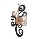 Horloge murale moderne en métal fait main Ricciolo Ceart Catalogue
