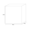 Armoire extérieure buanderie 2 étagères réglables Gulliver Basso XL Keter Offre