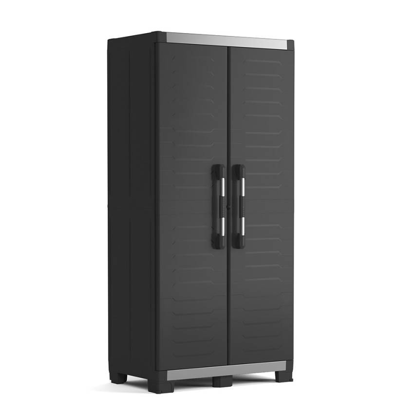 Armoire d'atelier 3 étagères réglables rangement outils Garage XL Haut Keter Promotion