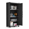 Armoire d'atelier 3 étagères réglables rangement outils Garage XL Haut Keter Offre