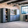 Armoire de jardin 3 étagères modulables extérieur Stilo Alto Keter Dimensions