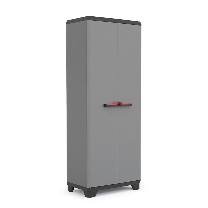 Armoire de rangement balais 3 étagères multifonction réglables Stilo Keter Promotion Armoire de rangement balais 3 étagères multifonction réglables Stilo Keter Promotion