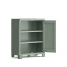 Tuinopbergkast laag met 2 planken Planet Outdoor Keter Aanbod