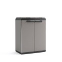 Mobiele afvalscheider kast met 2 vuilniszakken Split Basic Keter Aanbieding
