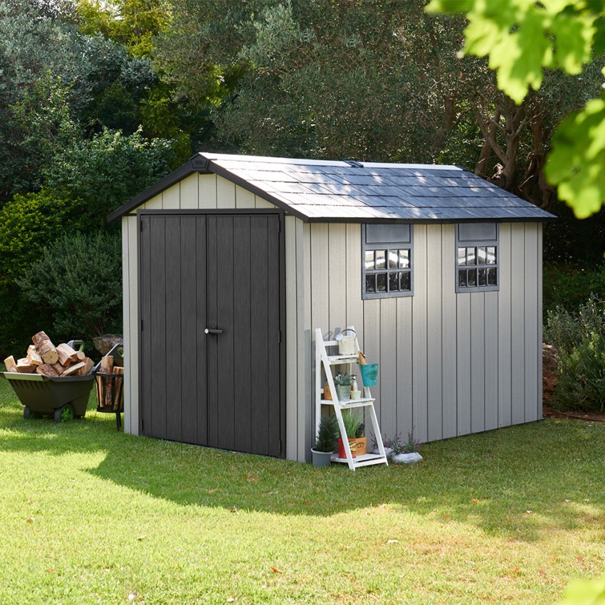 Grote tuinberging 230x350x242cm kunststof Oakland 7511 Keter K226027 Aanbieding