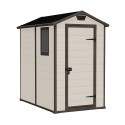Abri de jardin en résine PVC 130x192x198cm Manor 4x6 Keter Réductions