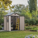 Abri de jardin 185x152x226 cm en résine PVC Manor 6x5 Keter 