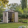 Abri de jardin 185x152x226 cm en résine PVC Manor 6x5 Keter 