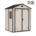 Abri de jardin 185x152x226 cm en résine PVC Manor 6x5 Keter Vente