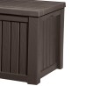 Coffre de rangement extra large en résine pour jardin Rockwood Keter Caractéristiques