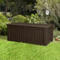 Coffre de rangement extra large en résine pour jardin Rockwood Keter Offre