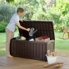 Coffre de rangement multifonction en résine pour jardin Glenwood Keter K208987 Catalogue