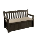 Banc coffre de jardin extérieur avec rangement Eden Keter Réductions