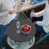 Koelbar bijzettafel met ijsopslag en verstelbaar blad Keter Afmetingen