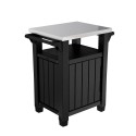 Table de rangement mobile pour barbecue avec plateau en acier Unity Keter K253041 Vente
