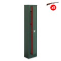 Gepantserde wapenkluis voor 5 geweren met sleutelslot Shield X1 Aanbieding