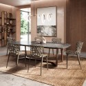 Chaise empilable moderne d'intérieur et d'extérieur pour cuisine salle à manger restaurant Amber Réductions