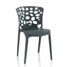 Chaise empilable moderne d'intérieur et d'extérieur pour cuisine salle à manger restaurant Amber Dimensions