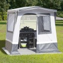 Cucinotto tent voor kamperen opbergruimte 150x200 Coriander I Brunner Catalogus