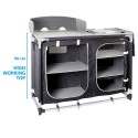 Mobiele campingkeuken met gootsteen en planken Azabache CTW Square HWT Brunner Verkoop