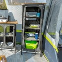 Armoire de camping polyvalente 4 compartiments plateau en bois Mercury Cross HS SQ Brunner Vente