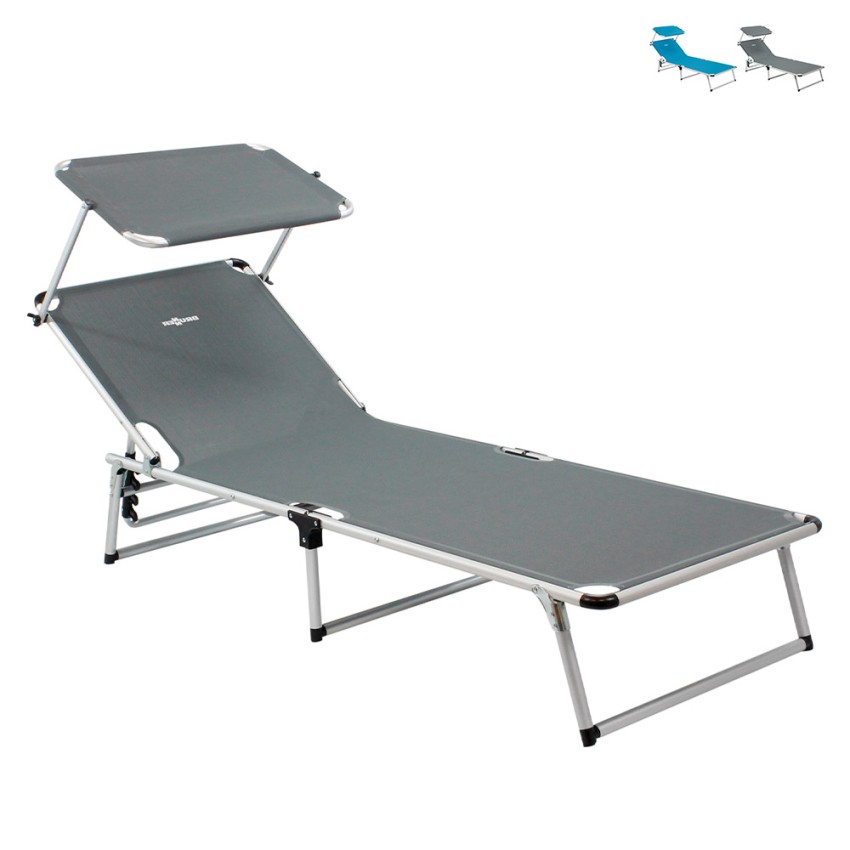 Chaise longue pliable avec pare-soleil pour plage, piscine Malibù Brunner Vente Chaise longue pliable avec pare-soleil pour plage, piscine Malibù Brunner Vente