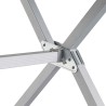 Opvouwbare campingtafel 140x81cm Silver Gapless Level 6 Brunner Korting