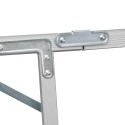 Opvouwbare campingtafel 140x81cm Silver Gapless Level 6 Brunner Voorraad